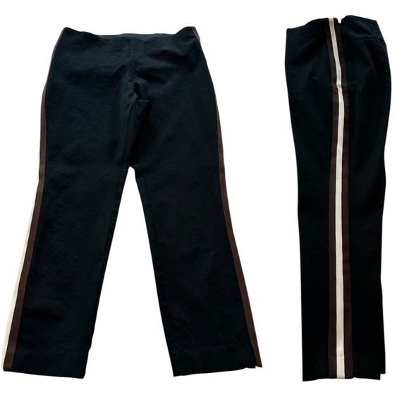 a new day Pants - A New Day Pants High Rise Skinny Stretch Black Tuxedo Stripe Women’s Size 12